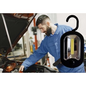 Düwi Lampa bateryjna LED 3W 160lm 3xAAA czarna