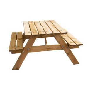 4IQ Zestaw piknikowy stolik z ławką 50 x 92,4 x 90 cm