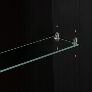 Astor Szafka lustrzana czarna 50x90x14 cm