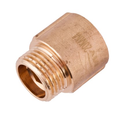 Invena Przedłużka GW/GZ mosiądz 1/2" x 20mm