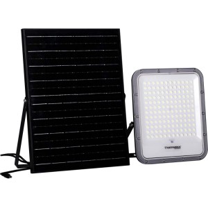 Germina Naświetlacz LED DORADO z panelem sol. 200W 5000K 1800lm IP65 chrom