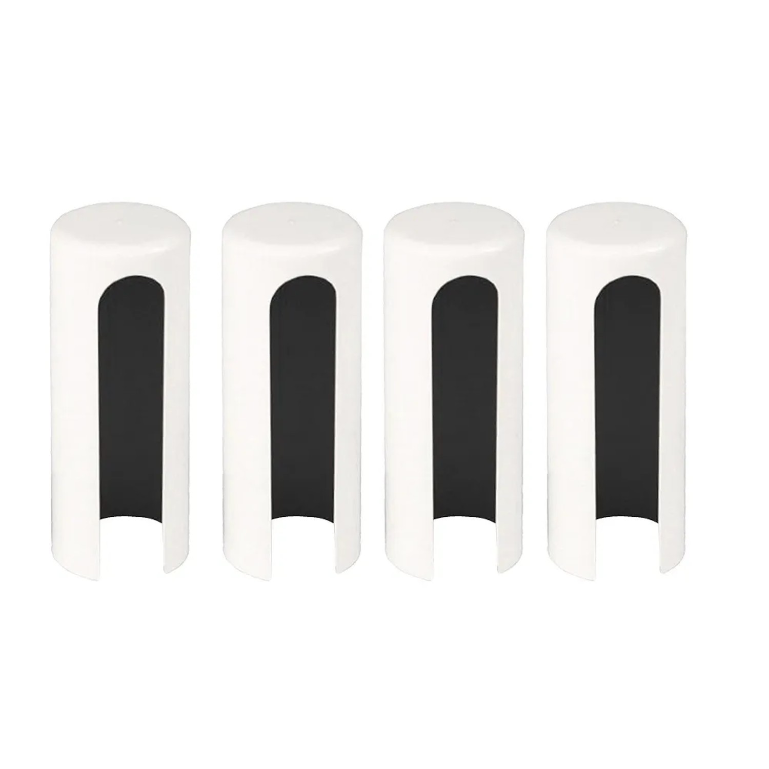 Domino Osłonka zawiasu 14 x 80 mm biała 4 sztuki
