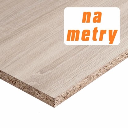 Płyta laminowana, wzór dąb sonoma, gr. 18 mm