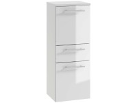 Słupek Rita niski 30 x 30 x 83 cm biały połysk