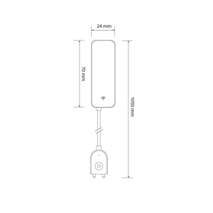Goldlux Czujnik zalania Tuya WiFi Smart