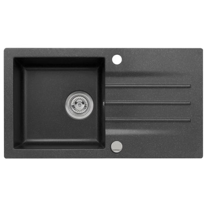 Zlewozmywak Mojito 4 1-kom. czarny 78x43 cm