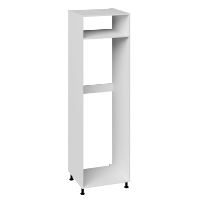 Korpus słupek do zabudowy lodówki biały mat - 60 x 56 x 218 cm