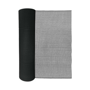 Czarna siatka ogrodzeniowa/rolka ogrodzeniowa t.b.t. do ogrodu.