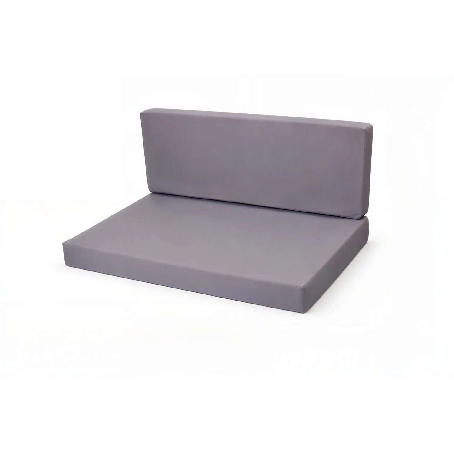 Setgarden Flat Zestaw poduszek paletowych 120x50 i 120x50 cm Szary