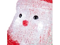 Drabina LED z Mikołajem - wys. 155 cm