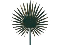 Liść Paproci sztuczna na piku metal 85cm