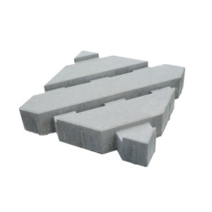 Szara płyta tarasowa / chodnikowa t.b.t. o specjalnym wzorze.