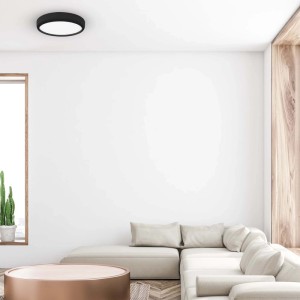 MiLAGRO Plafon LED GEA z pilotem 36W 3000-6000K 2520lm czarny