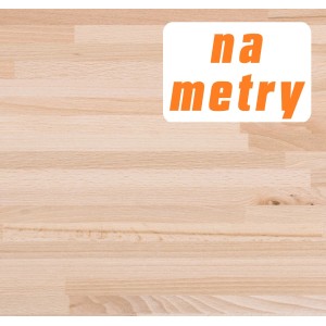 Jasny drewniany blat kuchenny, cięty na wymiar.