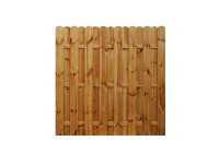 Płot pełny TYTUS 12 prosty dąb - 180 x 180 cm