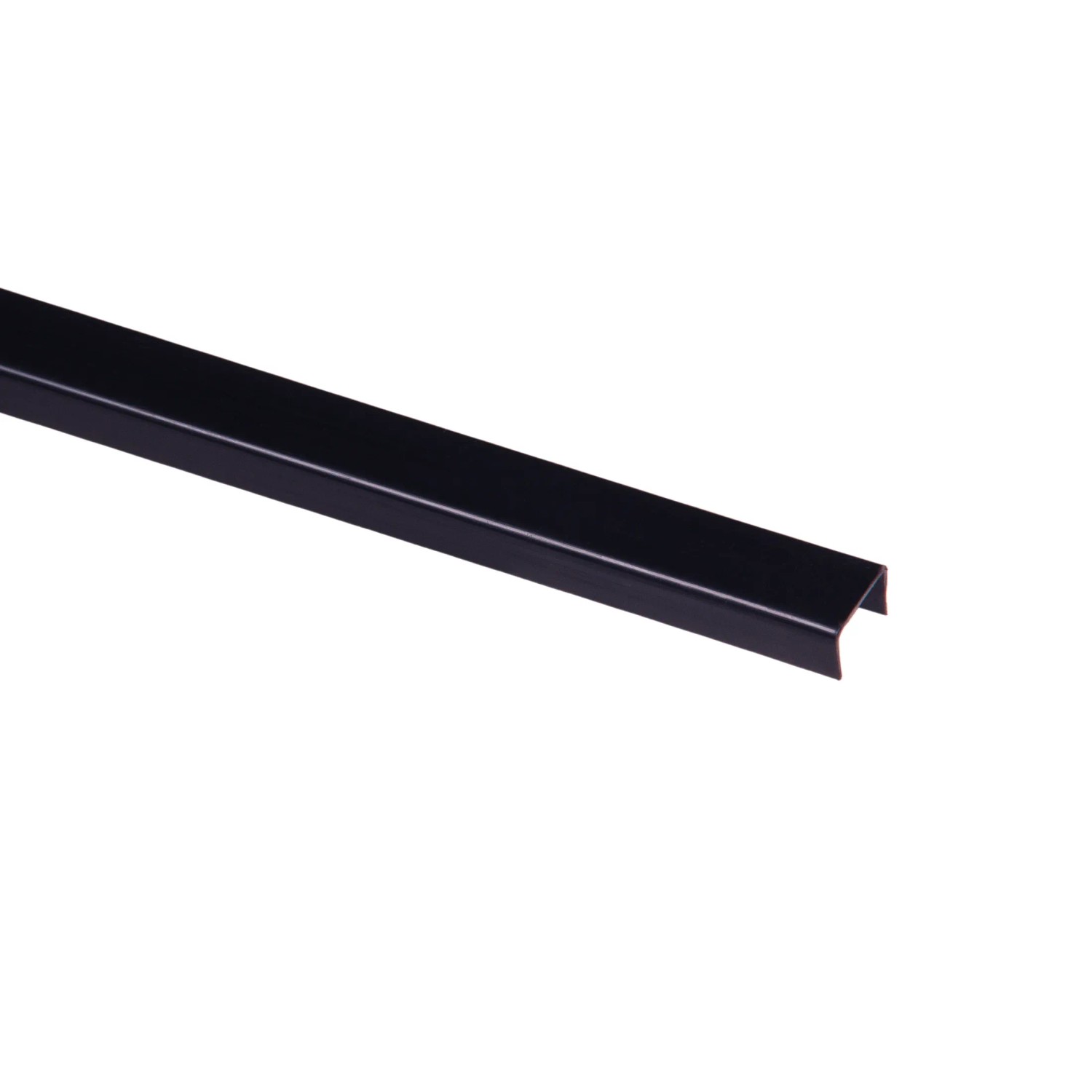 GAH Alberts Profil PCV U czarny 18 mm x 10 mm x 1000 mm
