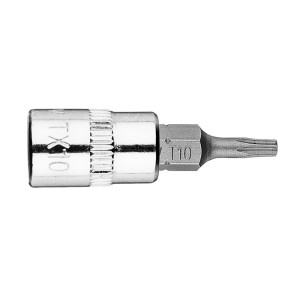 NEO TOOLS Końcówka Torx TX10 na nasadce 1/4" - 37 mm
