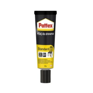 Tubka kleju do drewna Pattex Standard, idealna do klejenia drewna wewnątrz.