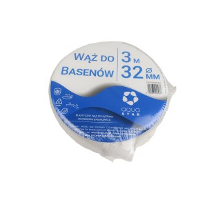Wąż do filtrów basenowych transparentny - 3 m