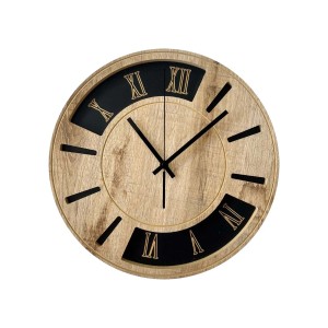 STYLER Zegar 3D CLOCK DYLAN CL104 śr. 36 cm brązowo-czarny