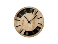 STYLER Zegar 3D CLOCK DYLAN CL104 śr. 36 cm brązowo-czarny