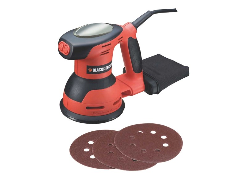 Random orbital sander KA198 / 125 mm, Black+Decker - Random orbital sanders