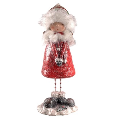 Figurka ceramiczna dziewczynka