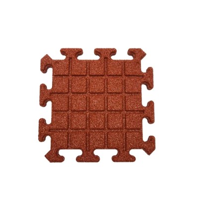 Puzzle gumowe czerwone - 50 x 50 x 5 cm