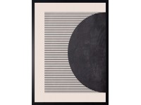 ARS LONGA Obraz BLACK CIRCLE no.1 53 x 73 cm ARS LONGA Obraz BLACK CIRCLE no.1 53 x 73 cm