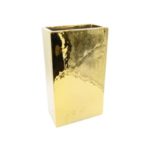 Osłonka ceramika Verona gold - 20x11x34,5 cm