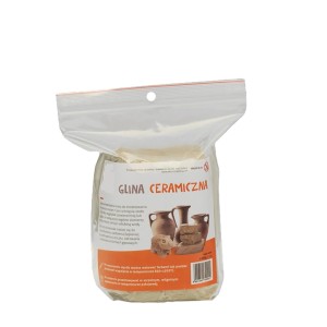 Glinka ceramiczna w worku, idealna do modelowania i kształtowania. Wszechstronne zastosowanie.