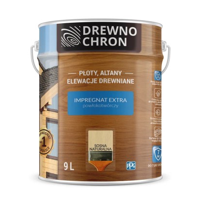 Drewnochron Impregnat Extra powłokotwórczy sosna naturalna - 9L