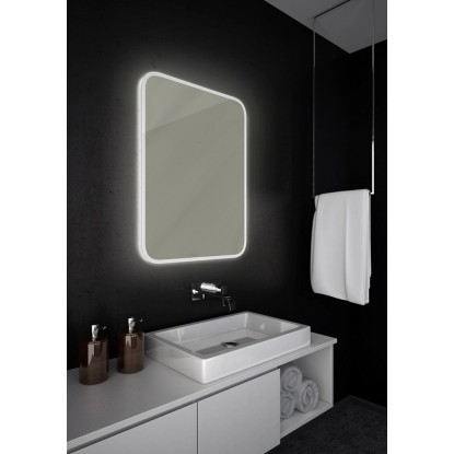 Dubiel Vitrum Lustro Senso z oświetleniem LED 50x70 cm