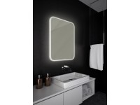 Dubiel Vitrum Lustro Senso z oświetleniem LED 50x70 cm