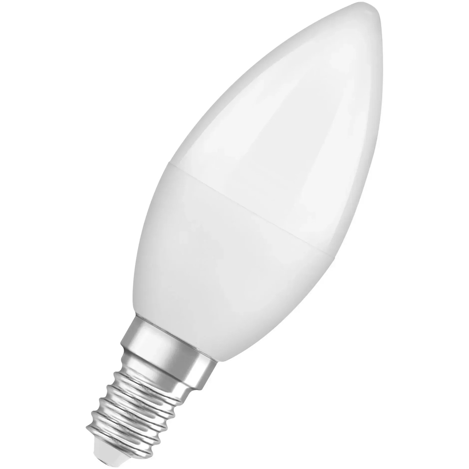 Żarówka LED Osram E14 w kształcie świeczki, 4,9W, ciepła biel. Energooszczędne światło do wnętrz.