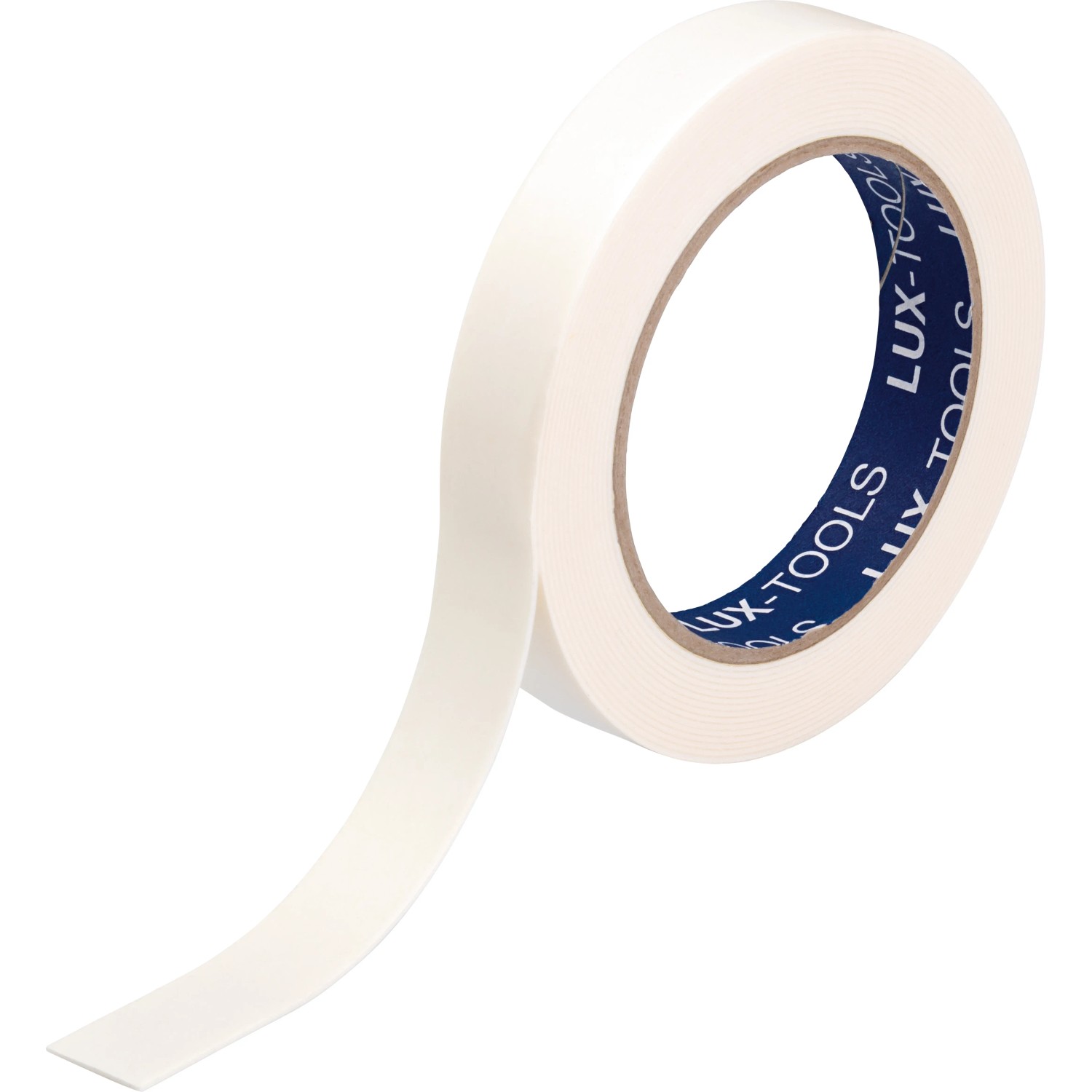 Taśma montażowa LUX, 5 m x 19 mm, dwustronna taśma klejąca na rolce.