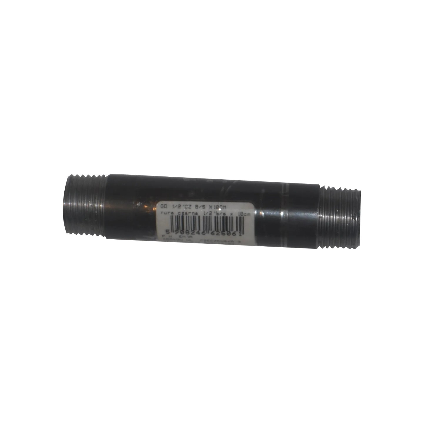 Emia Rura bez szwu czarna 1/2" 10 cm