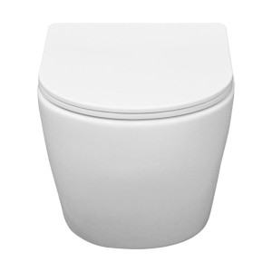 Miska WC Lazio wirowa  z deską wolnoopadającą 35x37x48,5