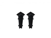 Cezar Narożnik wewnętrzny Hi-Line PVC Czarny RAL9005