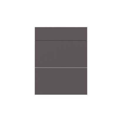 Front Roma do szuflad 1 x 14 cm+2 x 28 cm grafit mat