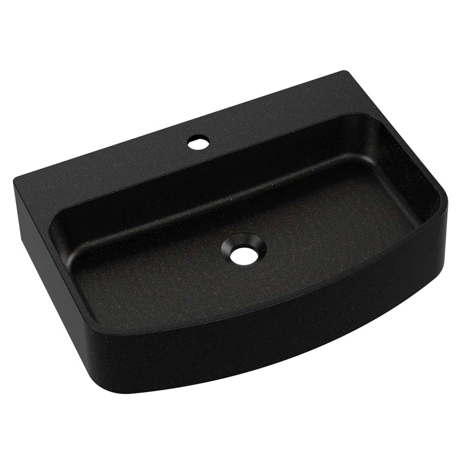 Umywalka SILBA Granitowa gold black 42 x 55 x 9 cm