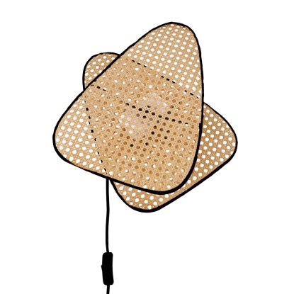 Goldlux Kinkiet Takara 2xE27  max. 20W natural+black