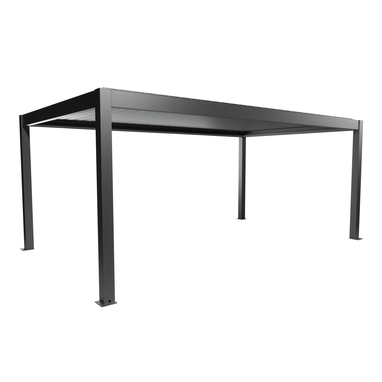 Biohort Pergola 6 m x 3,5 m ciemnoszara metaliczna