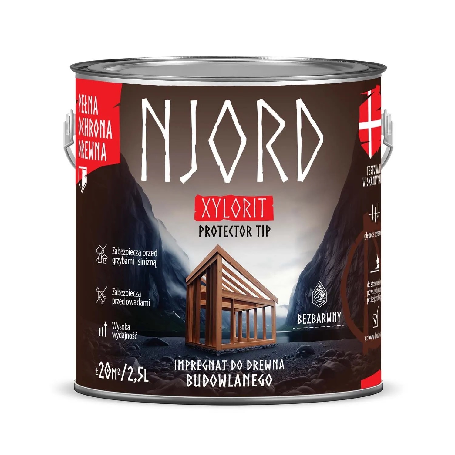 Impregnat Njord Xylorit Protector bezbarwny 2,5l