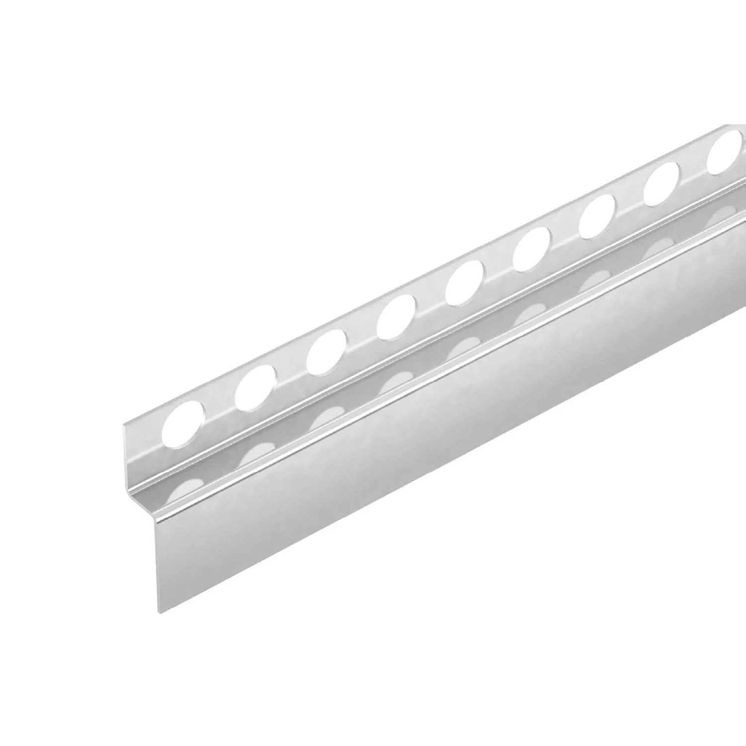 Cezar Profil ze stali nierdzewnej  czołowy Srebrny 30x21x1300 mm
