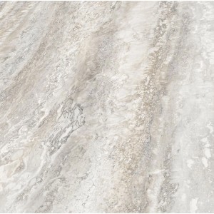 Tapeta dekoracyjna z efektem marmuru w odcieniach beżu i szarości.