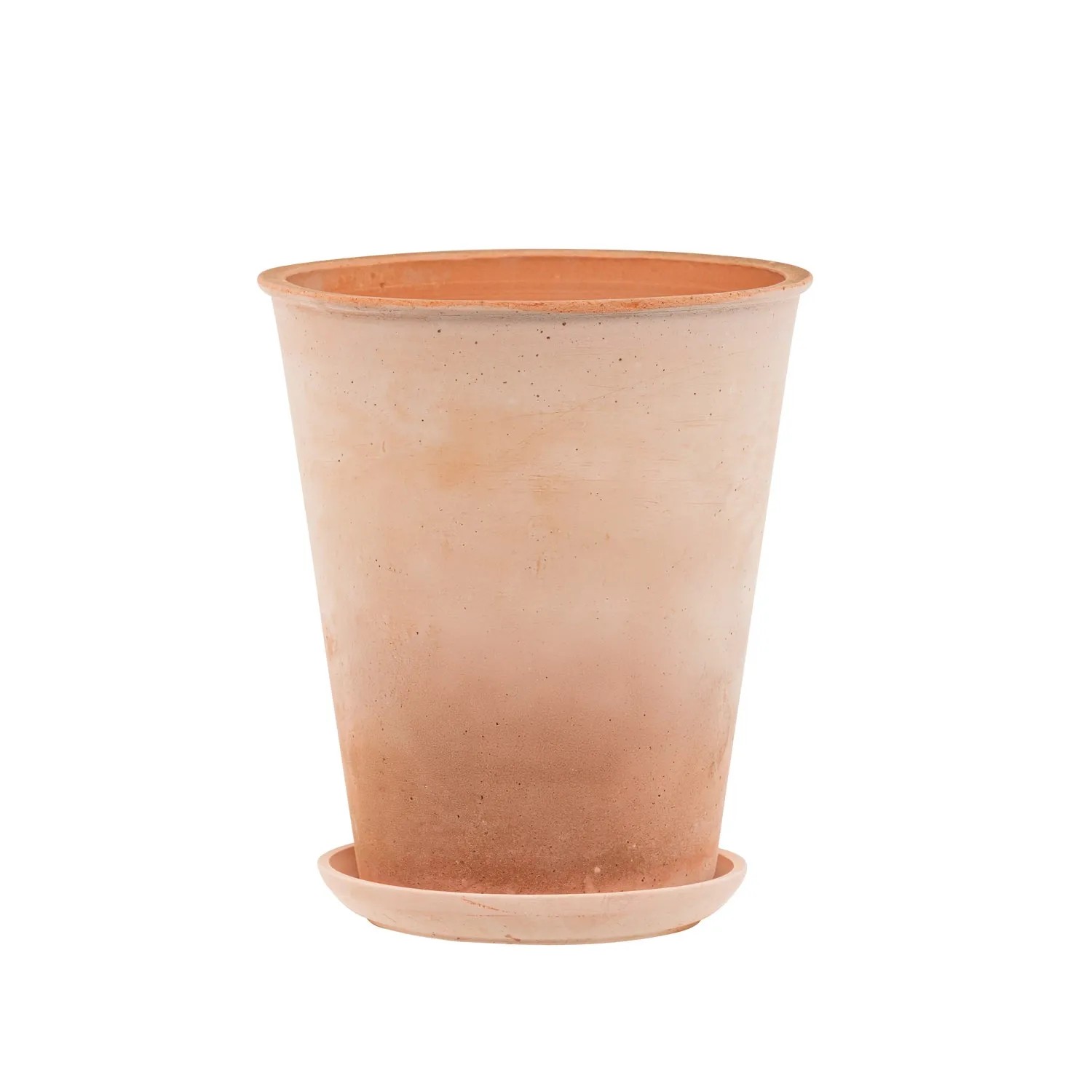 Donica z podstawką Palma terrakota - 20 cm