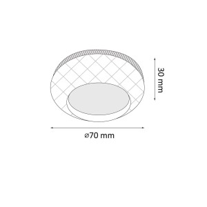 Goldlux Lampka podszafkowa LED 6xAAA 4000K 12lm biała 2 szt.