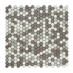 Mozaika ścienna samoprzylepna hexagon Brąz XS 30,6x30,8