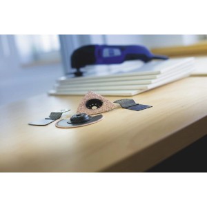 LUX 4-częściowy zestaw do obróbki płytek do narzędzi wielofunkcyjnych, składający się z brzeszczotów i skrobaka.